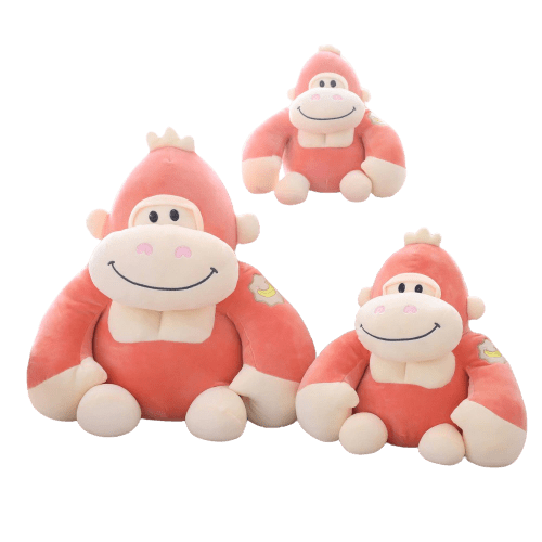 Peluche Gorille Famille Moelleux