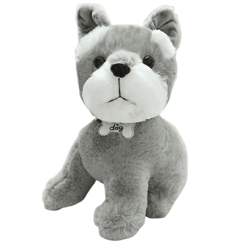 Peluche Schnauzer Grise