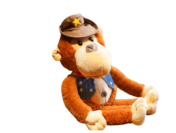peluche singe Police déguisement