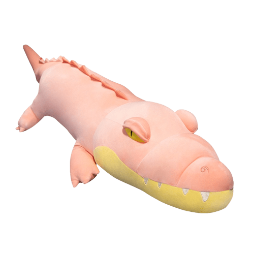 Peluche Crocodile Rose