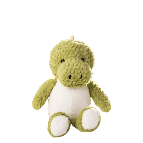 Peluche Tressée Dinosaure Vert