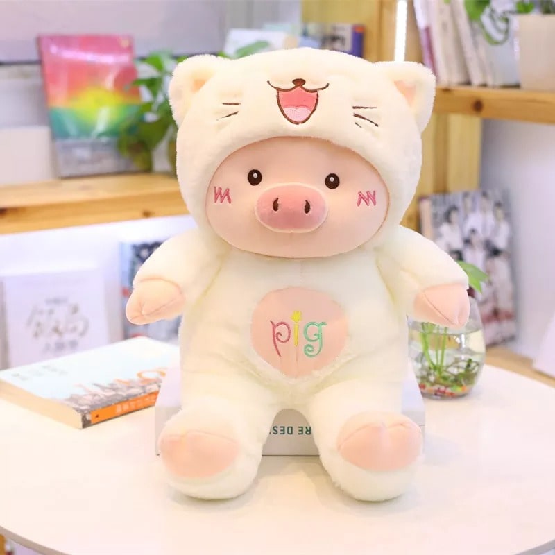 Doudou Cochon Blanc