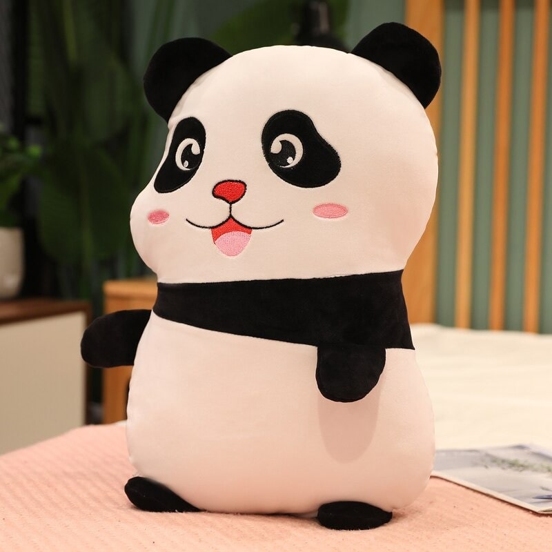 Doudou Panda Noir Blanc Mignon
