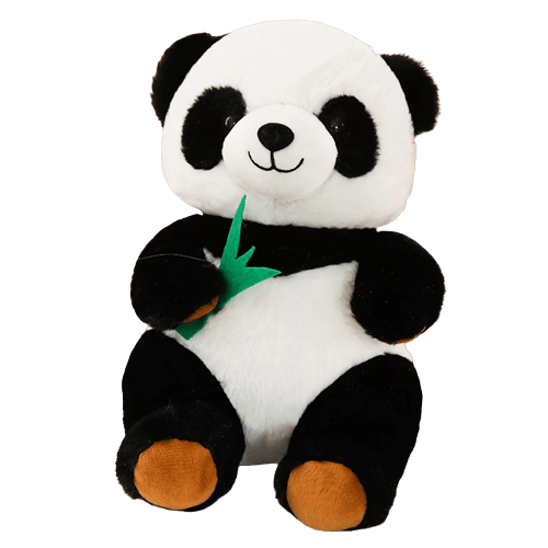 Doudou Panda Noir Blanc