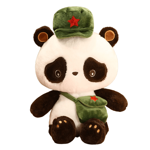 Doudou Panda Militaire