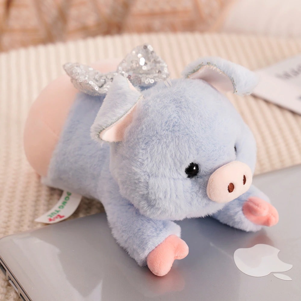 Peluche Cochon Bleu