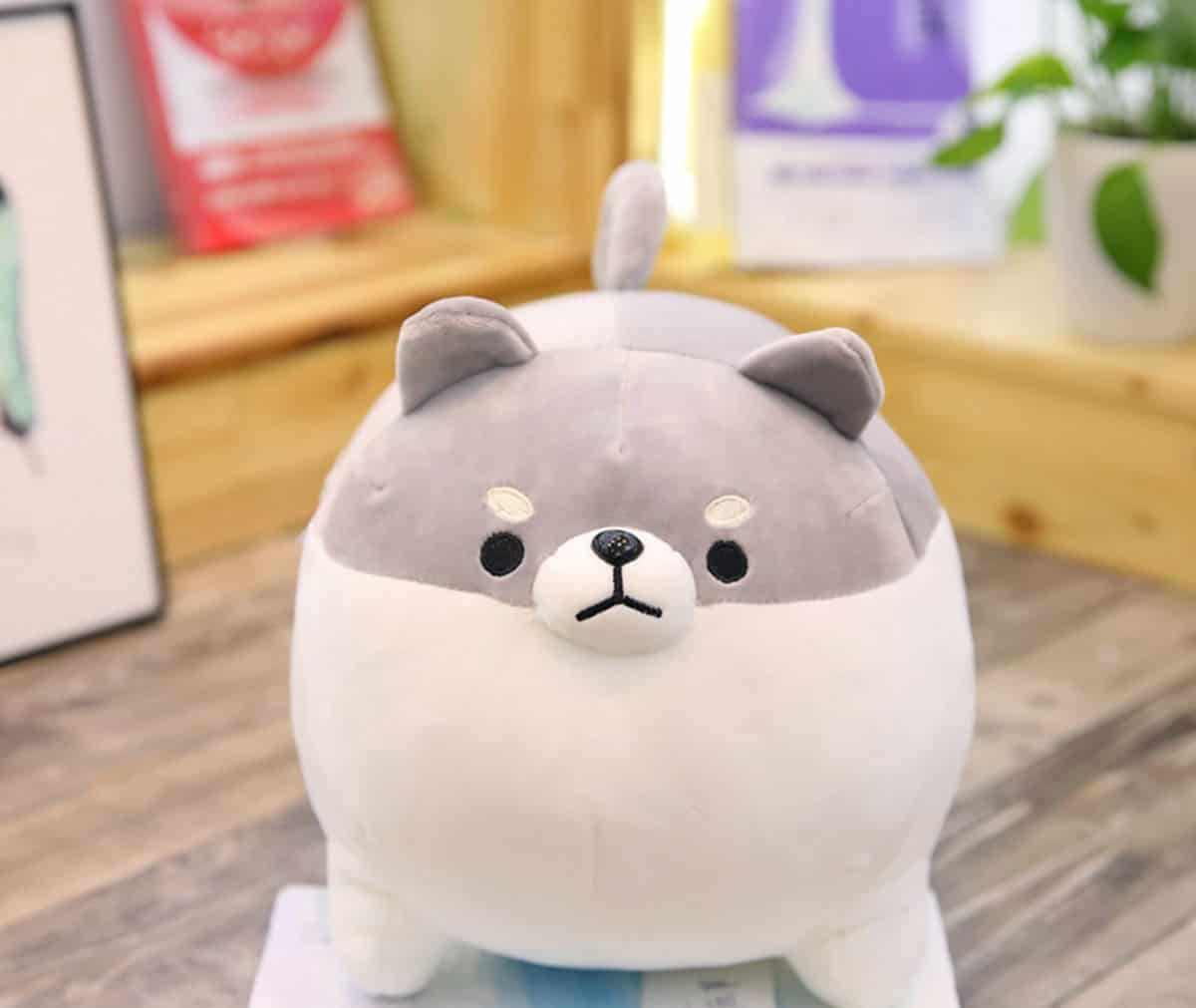 Peluche Chien Shiba Adorable Grande Qualité