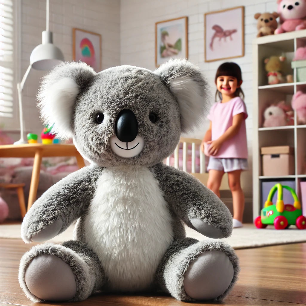 peluche koala gris marsupial