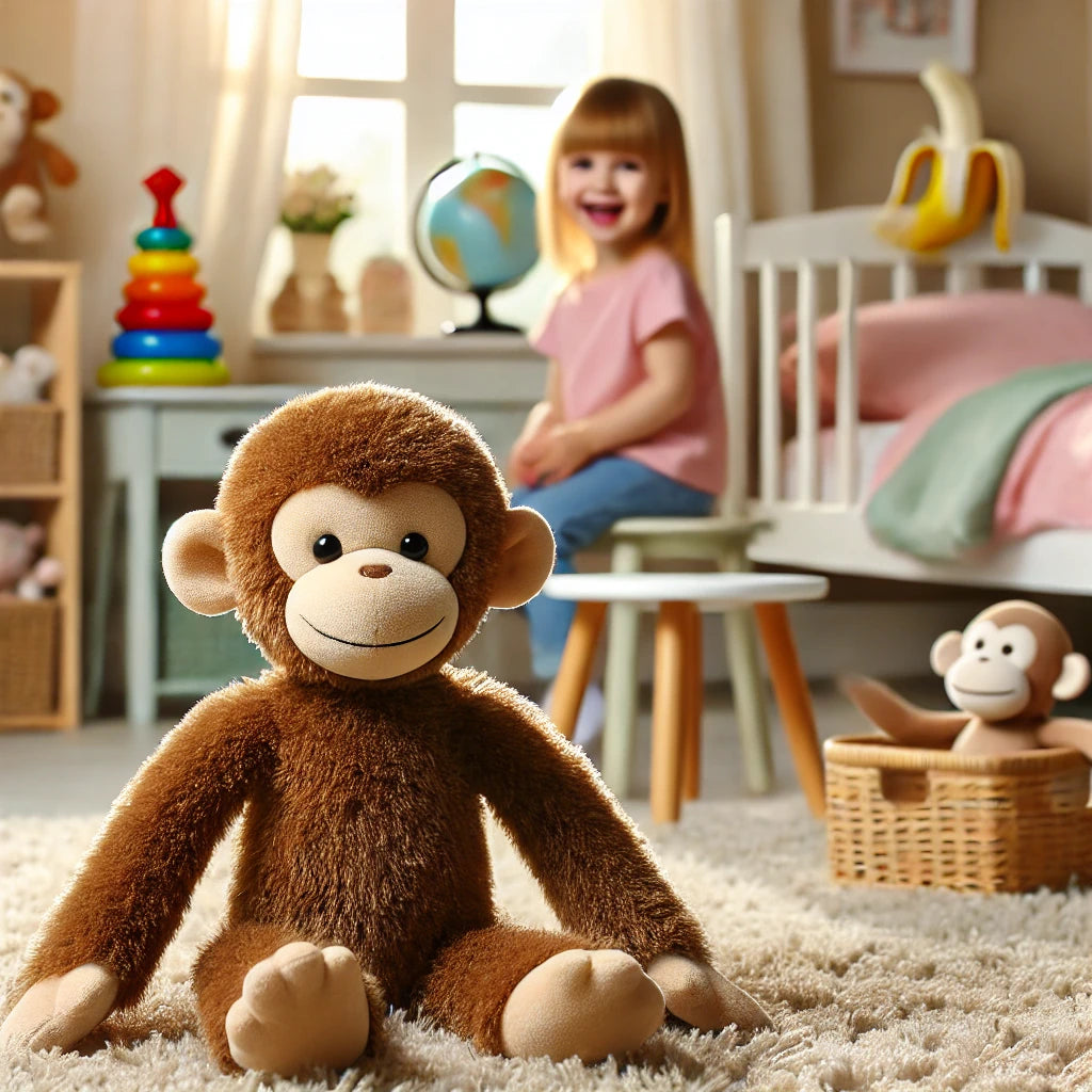 Peluche singe jouet enfant