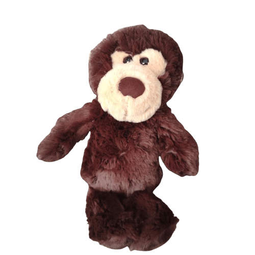 Peluche Singe Adorable Marron Sympa Doux 