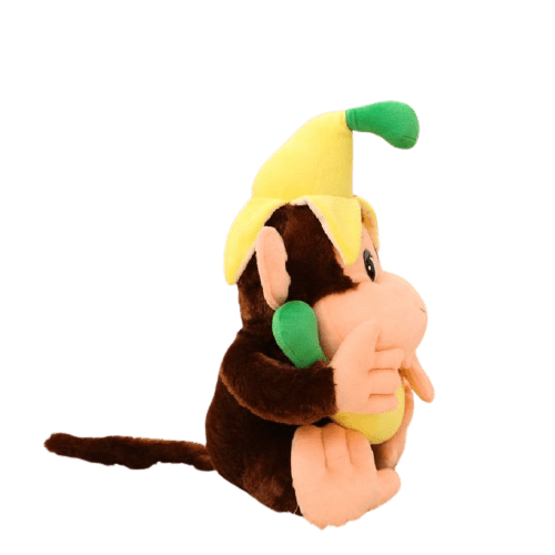Peluche Singe Banane Guenon 