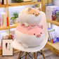 Peluche Cochon Rose Marron