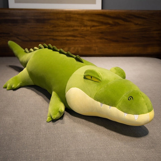 Peluche géante Crocodile Croco'Doux La savane (60 cm) - Vert