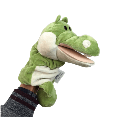 Marionnette Verte De Crocodile 