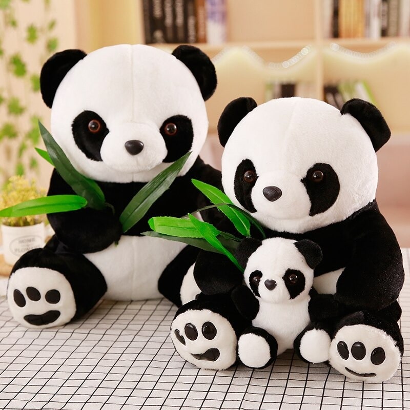 Peluche Panda Famille 