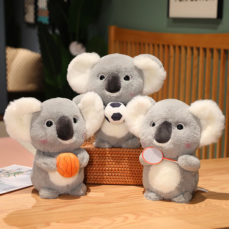 trois koalas en peluche