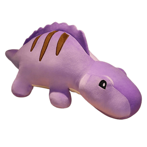 Peluche Dinosaure Grosse Tête Violet 