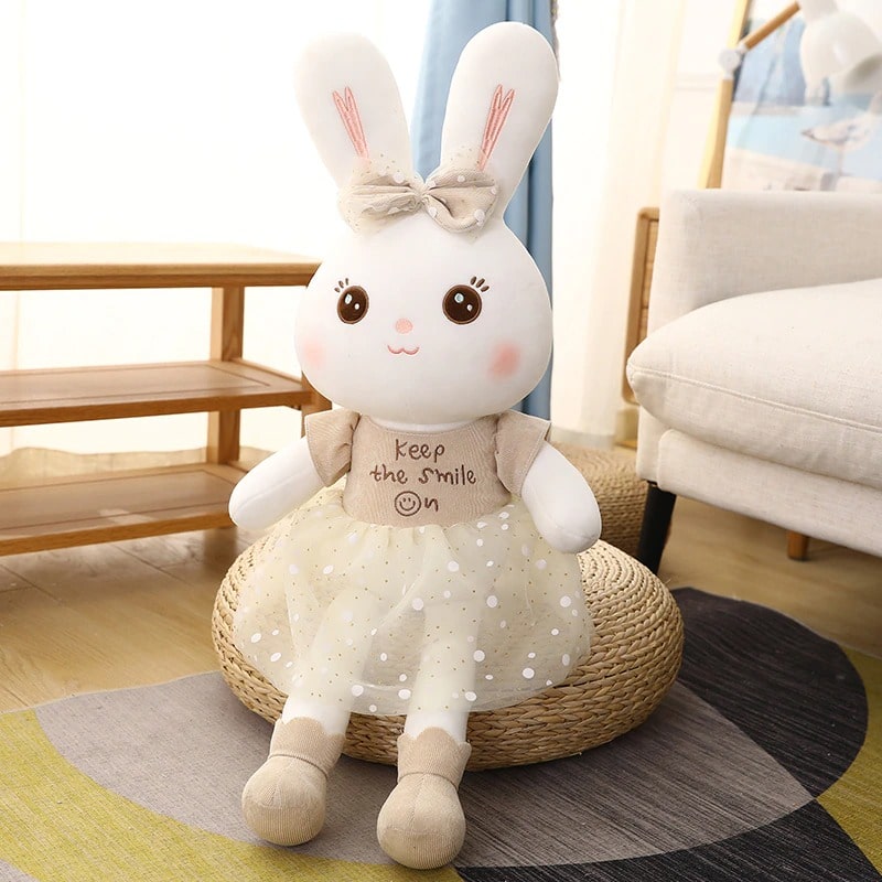 Peluche Lapin Champagne 