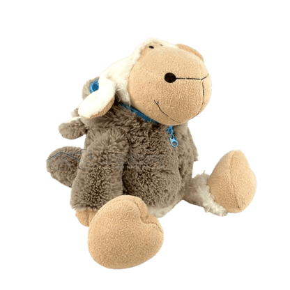 Magnifique Peluche Loup Mouton Blanc 