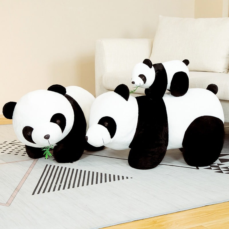 Panda Bambou Famille 