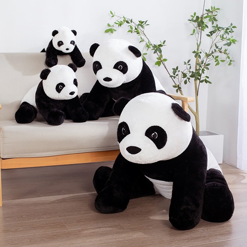 Doudou Famille Panda 