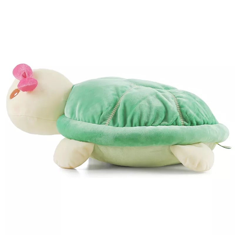 Adorable Tortue En Peluche Fille Côté