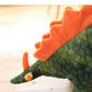 Peluche Tyrannosaure Vert Orange Détail