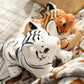 Doudou Tigre Blanc Et Orange 
