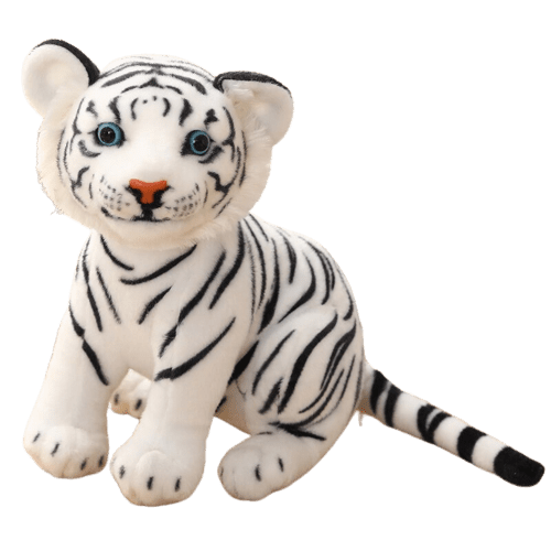Tigre Blanc En Peluche 
